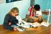 Students doing lab work at the MDC